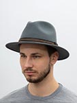 Шляпа BAILEY арт. 37158 BRANDT (светло-серый)